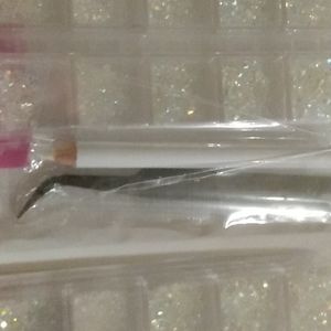 two packages of nail gems